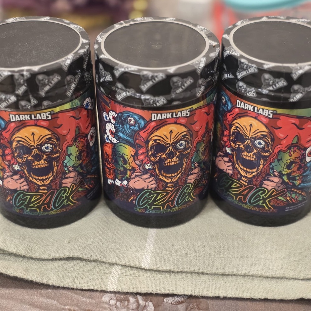 Crack Pre-Workout Supplement 3 bottles for 150$